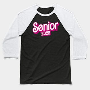 Retro Class of 2025 Senior Graduation Vintage Funny Seniors 2025 Baseball T-Shirt